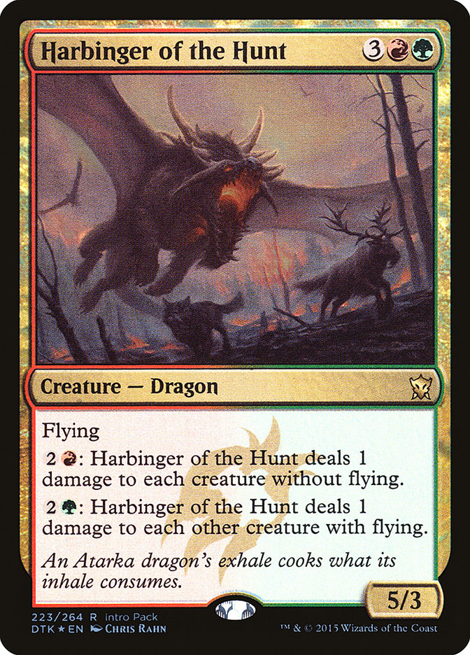 Harbinger of the Hunt (Intro Pack) [Dragons of Tarkir Promos] | Mindsight Gaming