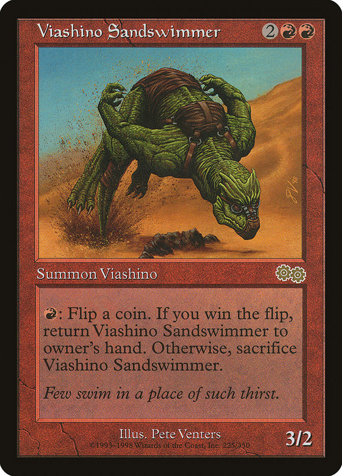 Viashino Sandswimmer [Urza's Saga] | Mindsight Gaming