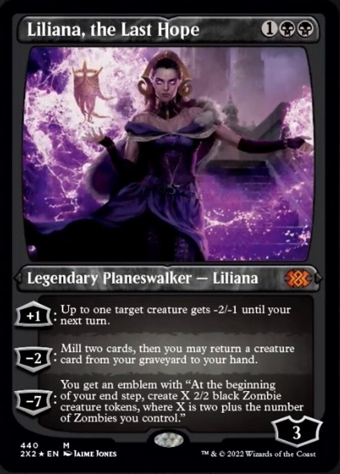 Liliana, the Last Hope (Foil Etched) [Double Masters 2022] | Mindsight Gaming