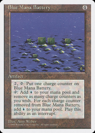 Blue Mana Battery [Fourth Edition] | Mindsight Gaming