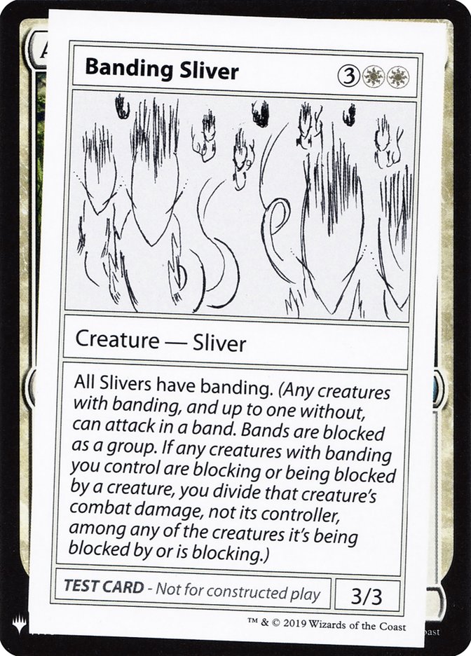 Banding Sliver [Mystery Booster Playtest Cards] | Mindsight Gaming