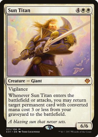 Sun Titan [Archenemy: Nicol Bolas] | Mindsight Gaming