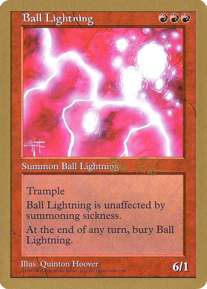 Ball Lightning (Ben Rubin) [World Championship Decks 1998] | Mindsight Gaming