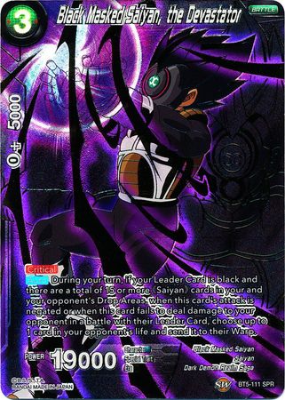 Black Masked Saiyan, the Devastator (SPR) (BT5-111) [Miraculous Revival] | Mindsight Gaming