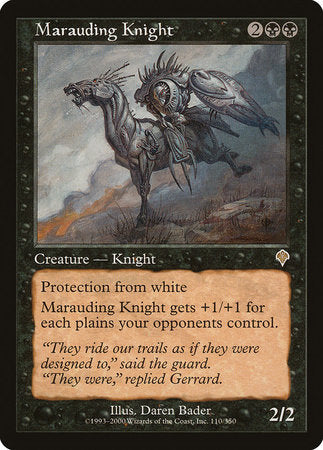 Marauding Knight [Invasion] | Mindsight Gaming