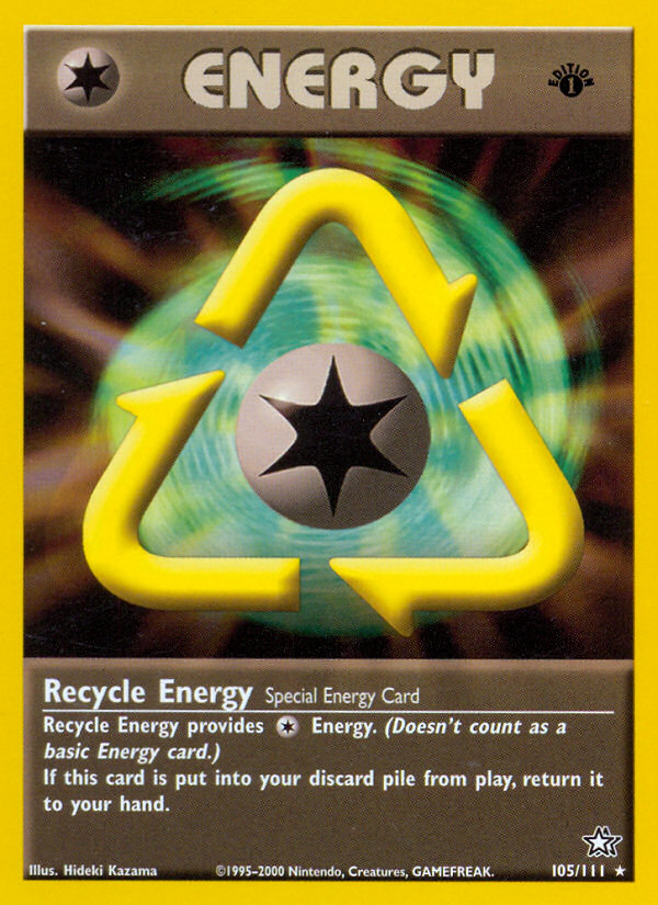 Recycle Energy (105/111) [Neo Genesis 1st Edition] | Mindsight Gaming