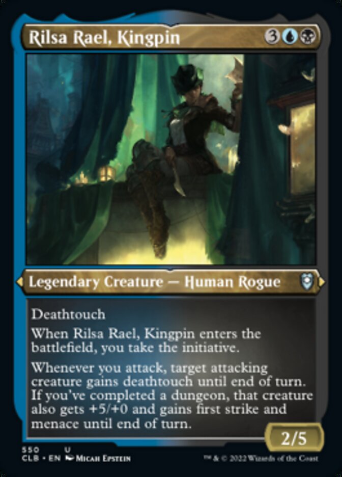 Rilsa Rael, Kingpin (Foil Etched) [Commander Legends: Battle for Baldur's Gate] | Mindsight Gaming