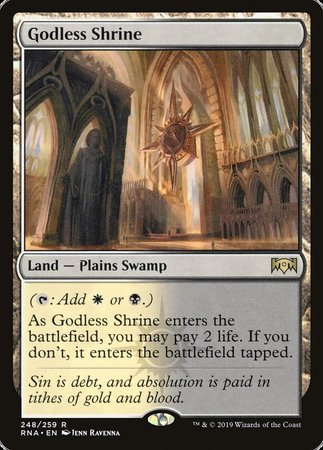 Godless Shrine [Ravnica Allegiance] | Mindsight Gaming