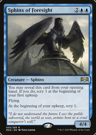Sphinx of Foresight [Ravnica Allegiance] | Mindsight Gaming
