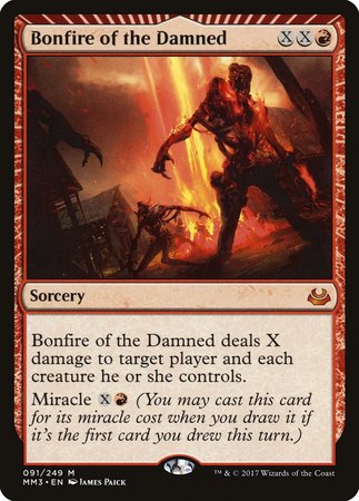 Bonfire of the Damned [Modern Masters 2017] | Mindsight Gaming