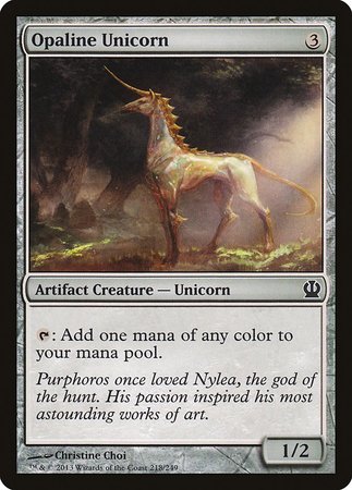 Opaline Unicorn [Theros] | Mindsight Gaming