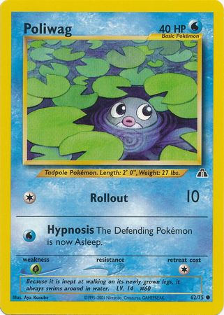 Poliwag (62/75) [Neo Discovery Unlimited] | Mindsight Gaming