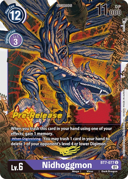 Nidhoggmon [BT7-077] [Next Adventure Pre-Release Cards] | Mindsight Gaming