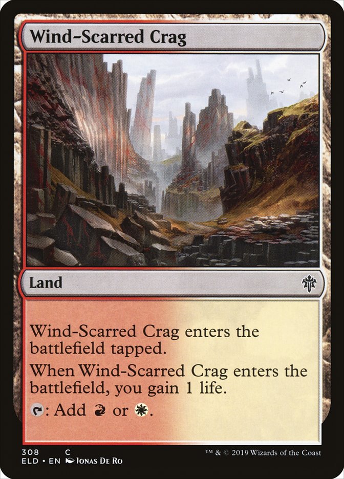 Wind-Scarred Crag [Throne of Eldraine] | Mindsight Gaming