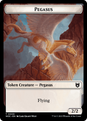 Pirate // Pegasus Double-Sided Token [Wilds of Eldraine Commander Tokens] | Mindsight Gaming