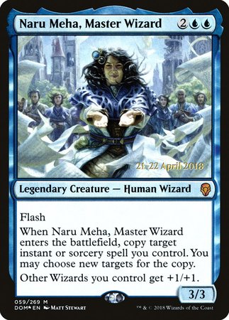 Naru Meha, Master Wizard [Dominaria Promos] | Mindsight Gaming