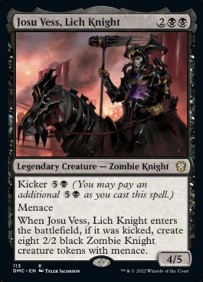 Josu Vess, Lich Knight [Dominaria United Commander] | Mindsight Gaming