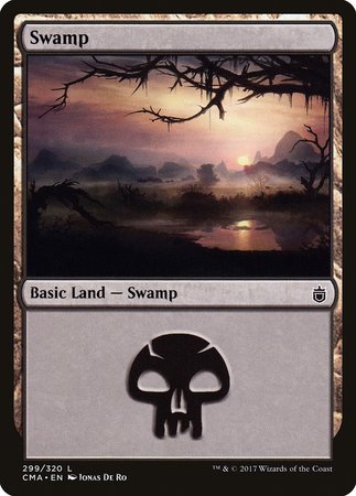 Swamp (299) [Commander Anthology] | Mindsight Gaming