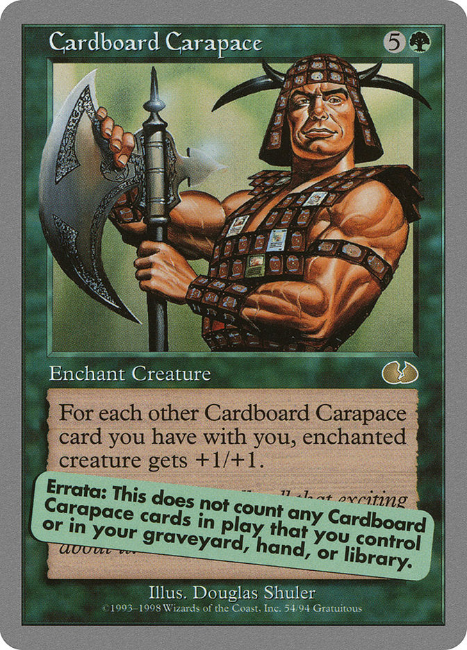 Cardboard Carapace [Unglued] | Mindsight Gaming