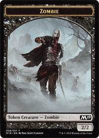 Zombie // Goblin Double-sided Token (Game Night) [Core Set 2019 Tokens] | Mindsight Gaming