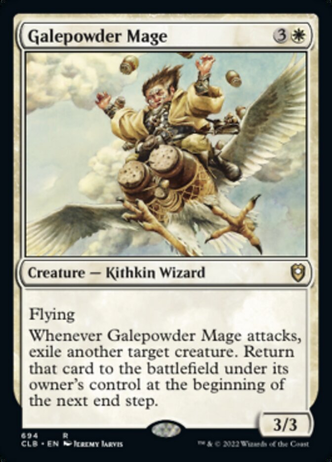 Galepowder Mage [Commander Legends: Battle for Baldur's Gate] | Mindsight Gaming