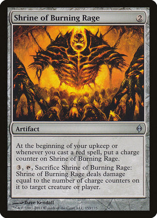 Shrine of Burning Rage [New Phyrexia] | Mindsight Gaming