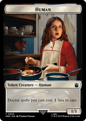 Human (0005) // Treasure (0028) Double-Sided Token [Doctor Who Tokens] | Mindsight Gaming