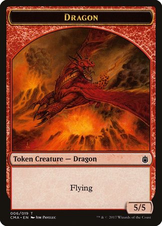 Dragon Token (006) [Commander Anthology Tokens] | Mindsight Gaming