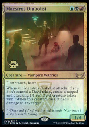 Maestros Diabolist [Streets of New Capenna Prerelease Promos] | Mindsight Gaming