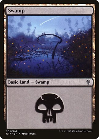 Swamp (302) [Commander 2017] | Mindsight Gaming