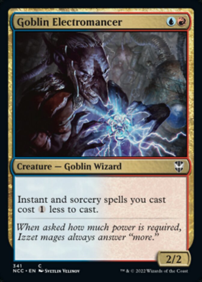 Goblin Electromancer [Streets of New Capenna Commander] | Mindsight Gaming
