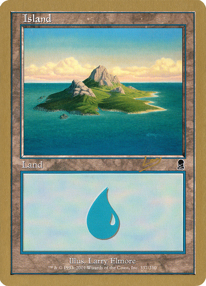 Island (rl337) (Raphael Levy) [World Championship Decks 2002] | Mindsight Gaming
