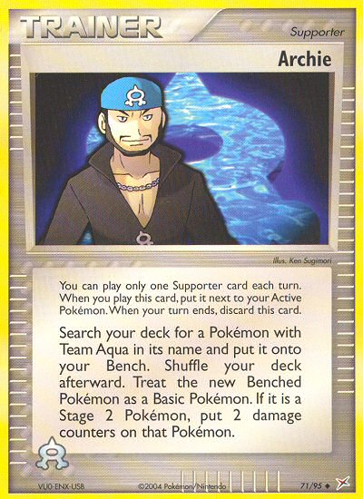 Archie (71/95) [EX: Team Magma vs Team Aqua] | Mindsight Gaming