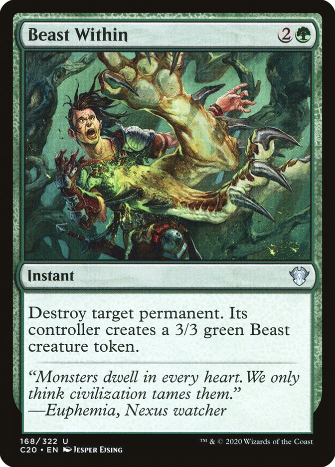 Beast Within [Commander 2020] | Mindsight Gaming
