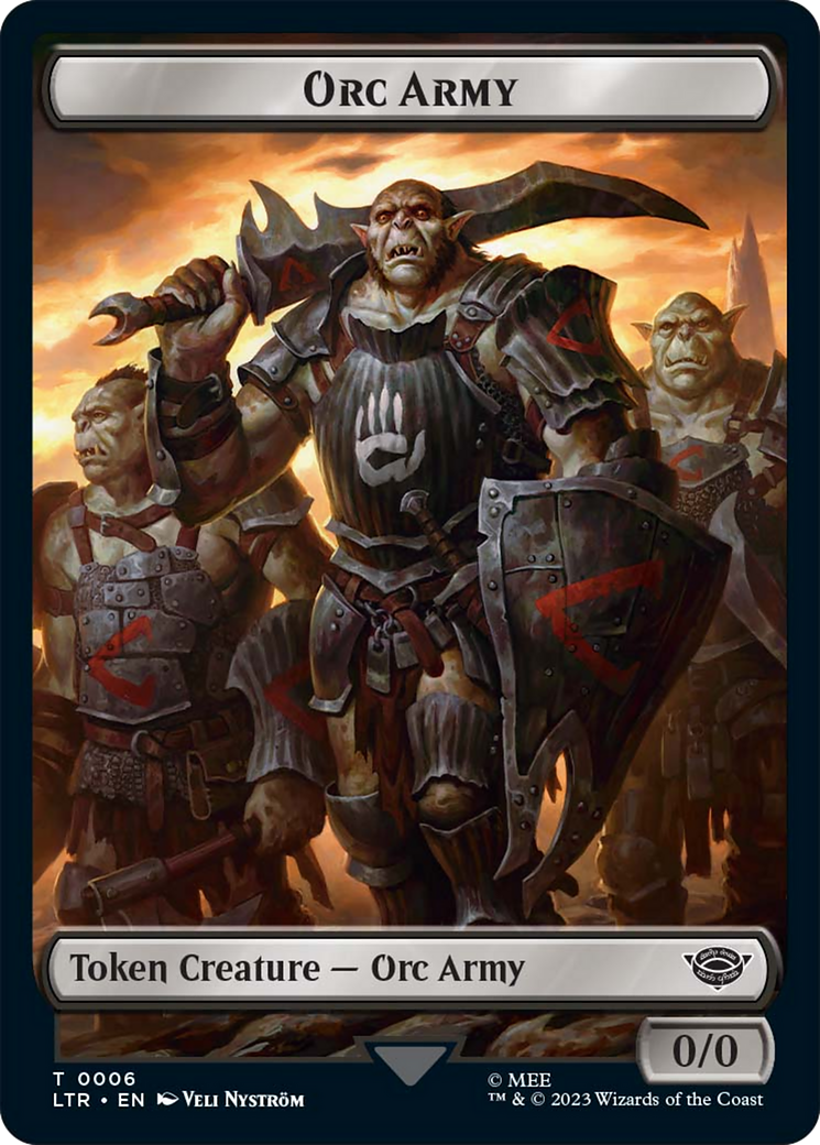 Food (10) // Orc Army (06) Double-Sided Token [The Lord of the Rings: Tales of Middle-Earth Tokens] | Mindsight Gaming