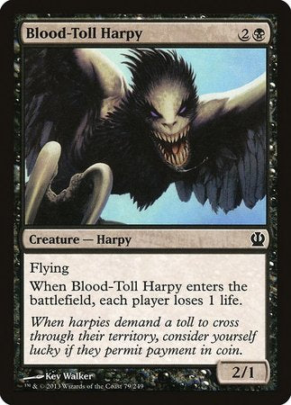 Blood-Toll Harpy [Theros] | Mindsight Gaming