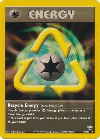 Recycle Energy (105/111) [Neo Genesis Unlimited] | Mindsight Gaming