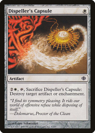 Dispeller's Capsule [Shards of Alara] | Mindsight Gaming