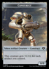 Elemental (0026) // Construct (0041) Double-Sided Token [Commander Masters Tokens] | Mindsight Gaming