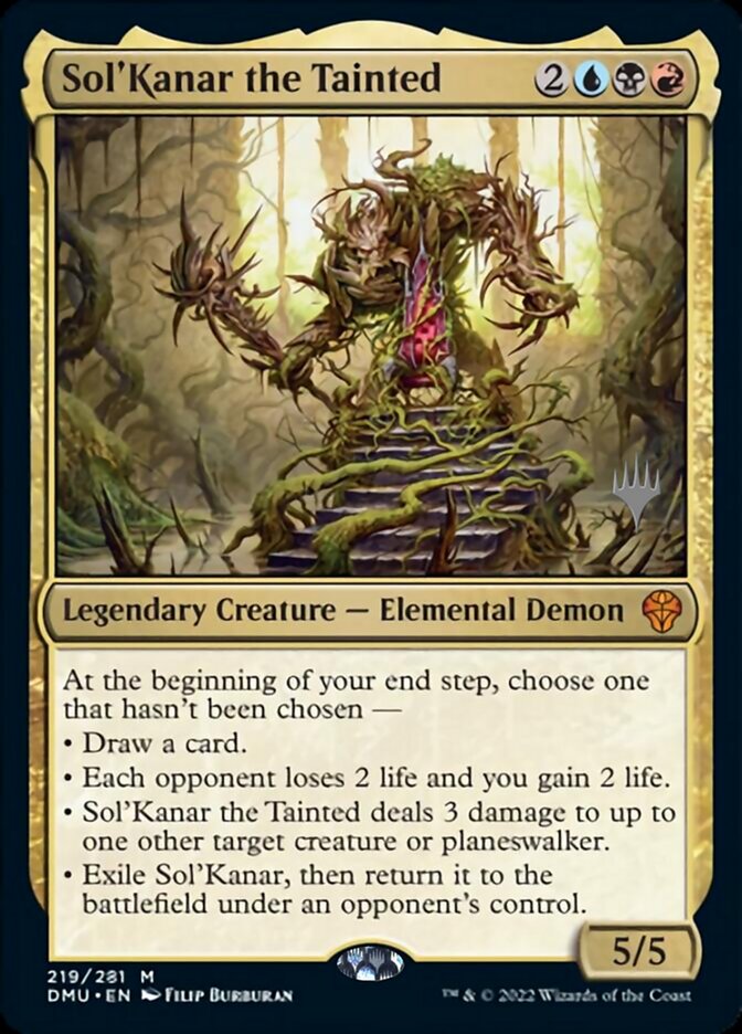 Sol'Kanar the Tainted (Promo Pack) [Dominaria United Promos] | Mindsight Gaming