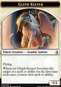Glyph Keeper // Warrior Token [Amonkhet Tokens] | Mindsight Gaming