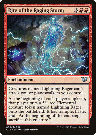Rite of the Raging Storm [Commander 2015] | Mindsight Gaming