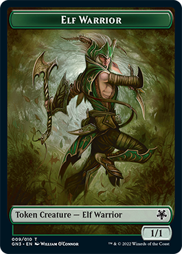 Bird Illusion // Elf Warrior Double-Sided Token [Game Night: Free-for-All Tokens] | Mindsight Gaming