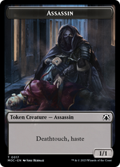 Assassin // Knight (10) Double-Sided Token [March of the Machine Commander Tokens] | Mindsight Gaming