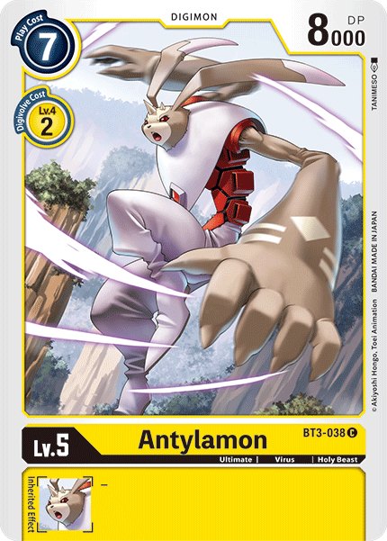 Antylamon [BT3-038] [Release Special Booster Ver.1.5] | Mindsight Gaming