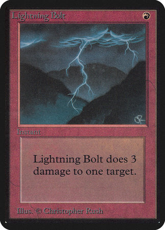Lightning Bolt [Limited Edition Alpha] | Mindsight Gaming