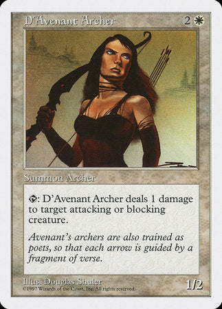 D'Avenant Archer [Fifth Edition] | Mindsight Gaming