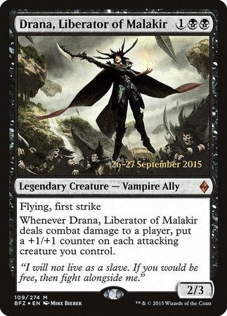 Drana, Liberator of Malakir [Battle for Zendikar Promos] | Mindsight Gaming