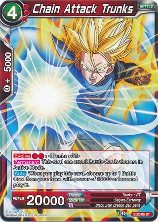 Chain Attack Trunks (Starter Deck - The Extreme Evolution) [SD2-05] | Mindsight Gaming