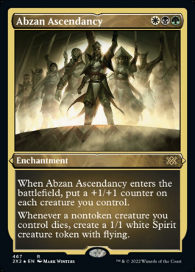 Abzan Ascendancy (Foil Etched) [Double Masters 2022] | Mindsight Gaming